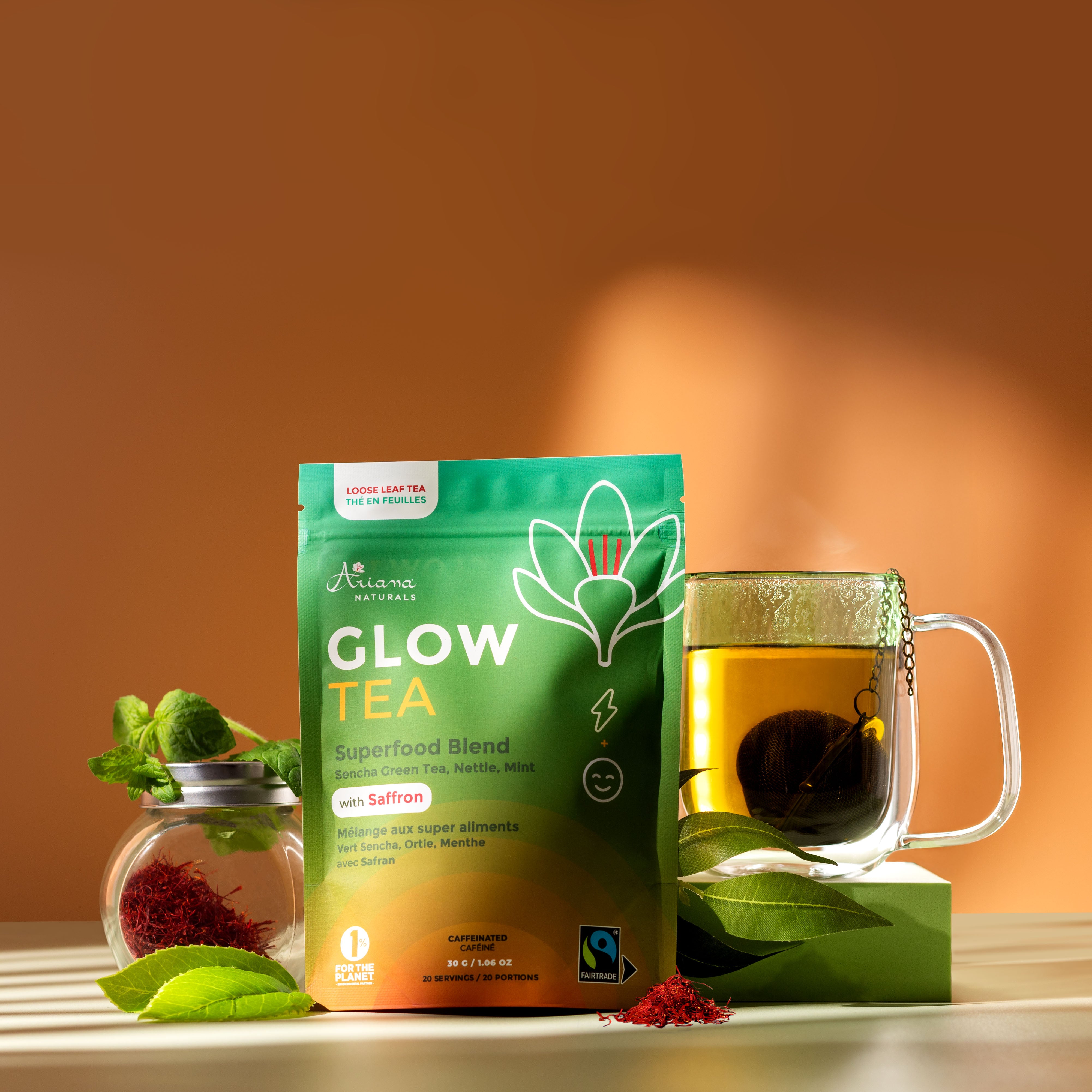 GLOW Tea - Superfood Saffron Blend - 30g
